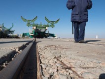 Transportwagen für die Sojus