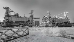 Dort lagern noch zwei Burans