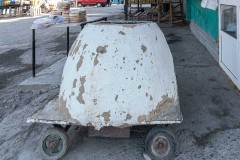 Ein fahrbarer Backofen für Fladenbrote