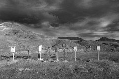 Die Briefkästen für die Bewohner der Seitentäler 