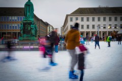 Winterlicher Spielplatz