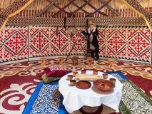 Das kasachische Nomadenlager