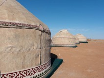 Das kasachische Nomadenlager