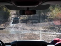 Wozu Geländewagen, ein alter Passat ist auch für die Steppe gut