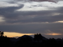 Dramatische Sonnenuntergänge