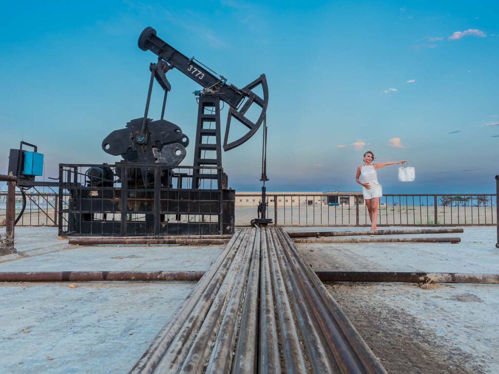 Öl wird immer noch gefördert